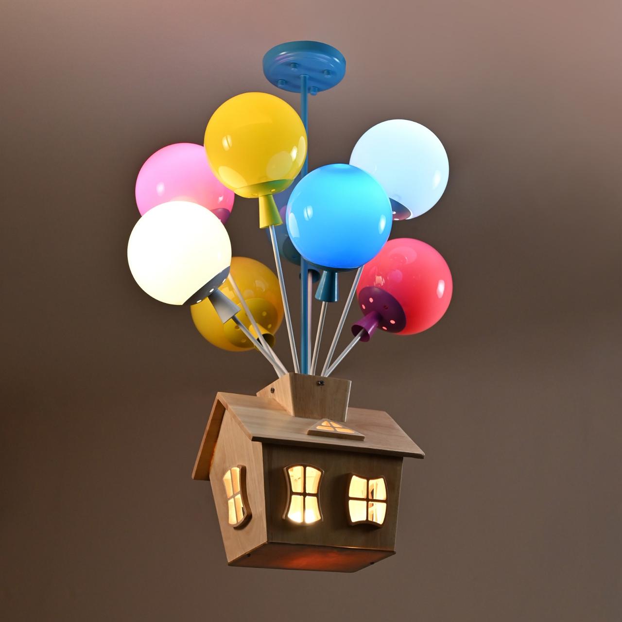 Lámpara de techo infantil casita TK34