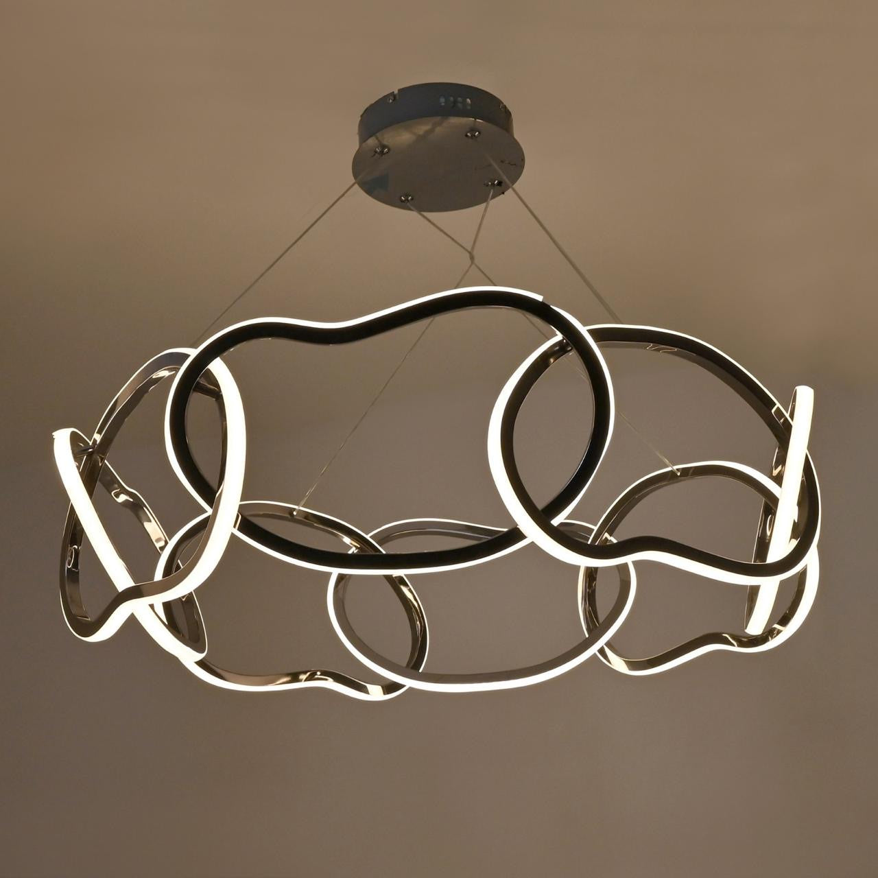 Candil de led colgante aros redondo TK35