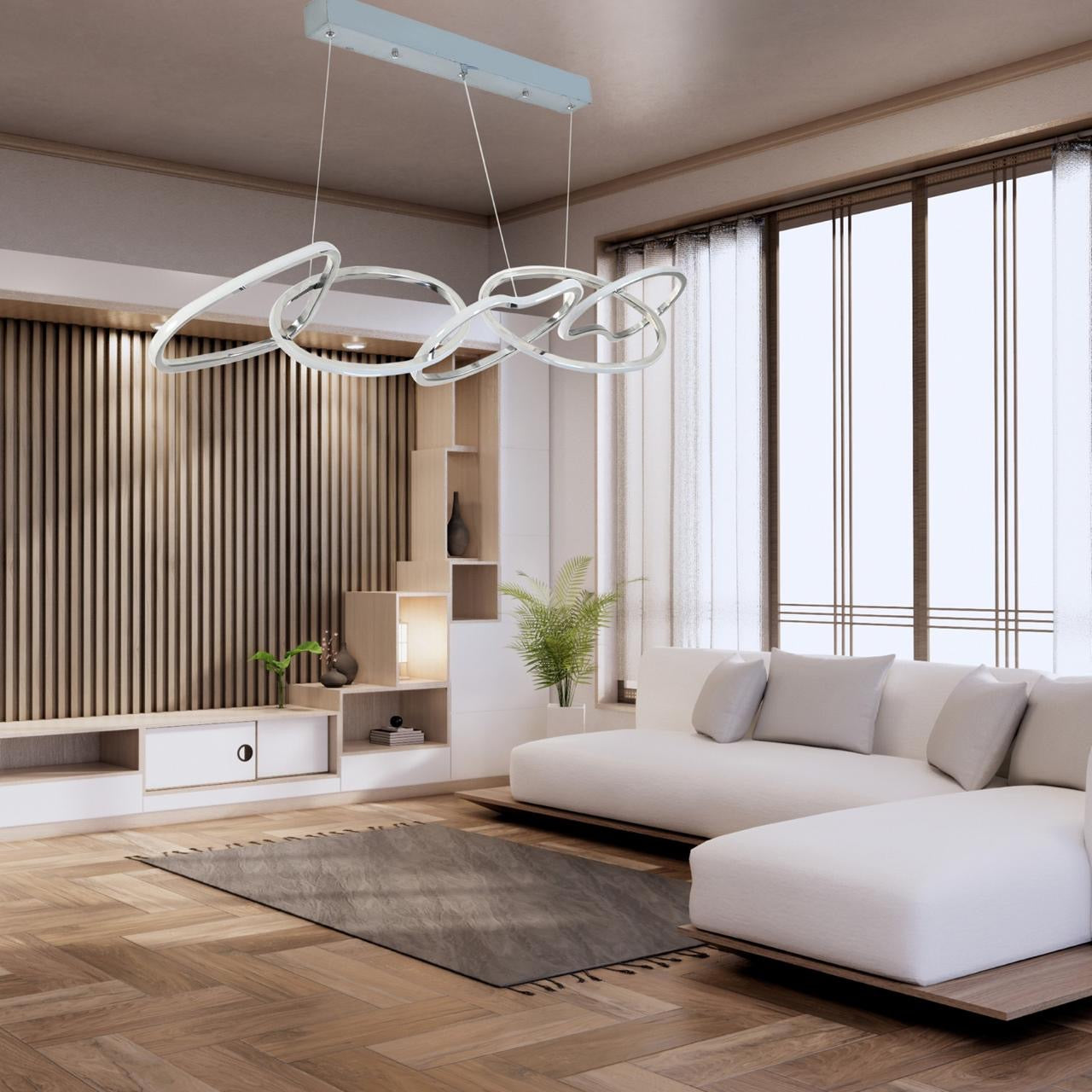 Candil de led colgante aros TK12