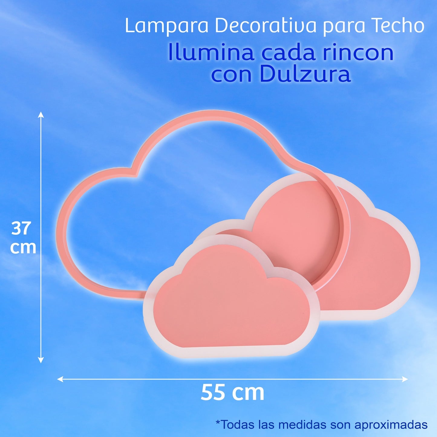 Lámpara Infantil Nubes TK60