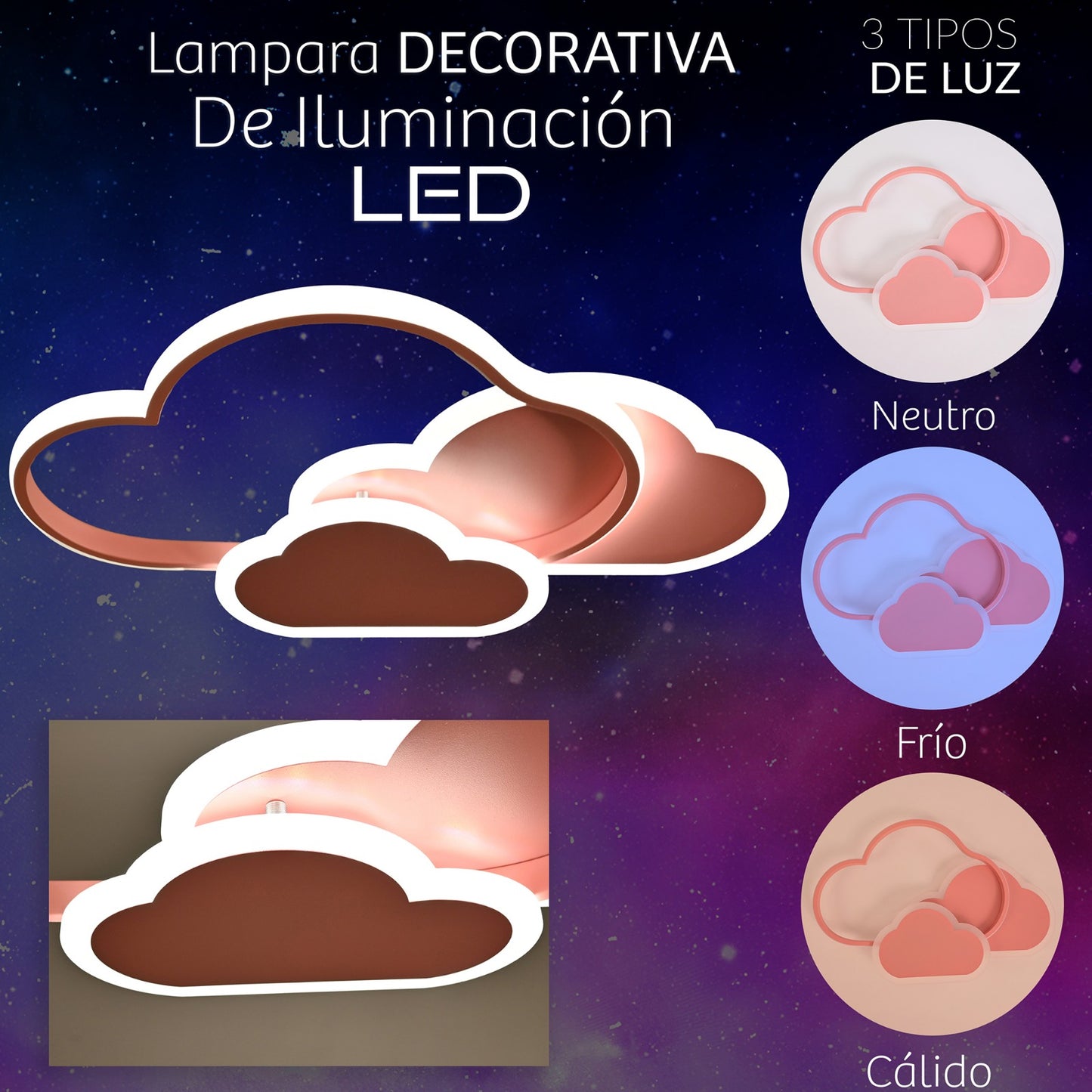 Lámpara Infantil Nubes TK60