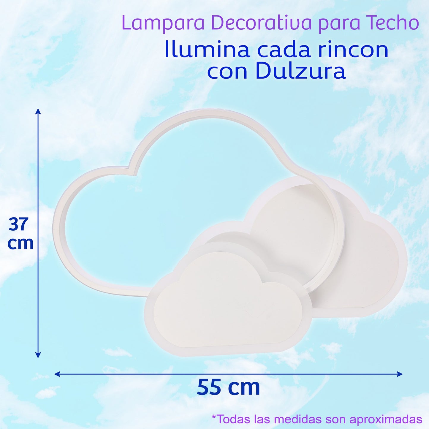 Lámpara Infantil Nubes TK60