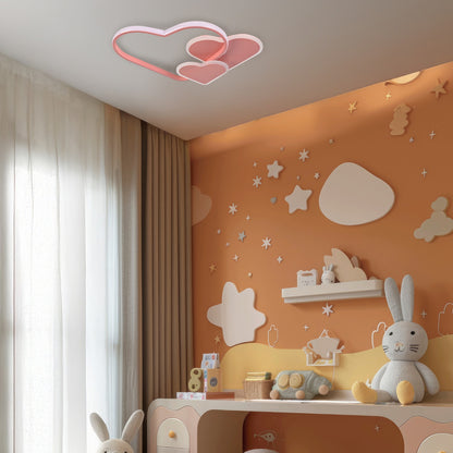 Lámpara de Techo infantil Corazones TK58