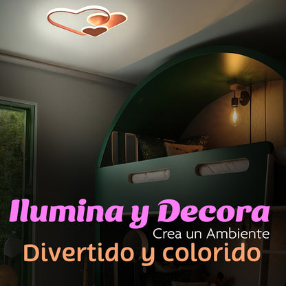 Lámpara de Techo infantil Corazones TK58